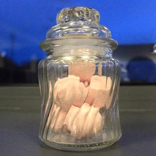 Kilner Swirl Ribs Candy Jar in Transparent Yellow Glass with Loose Lid