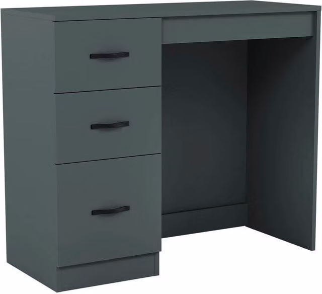 FORGEVIO Riano Modern Dressing Table and Makeup Desk in Green
