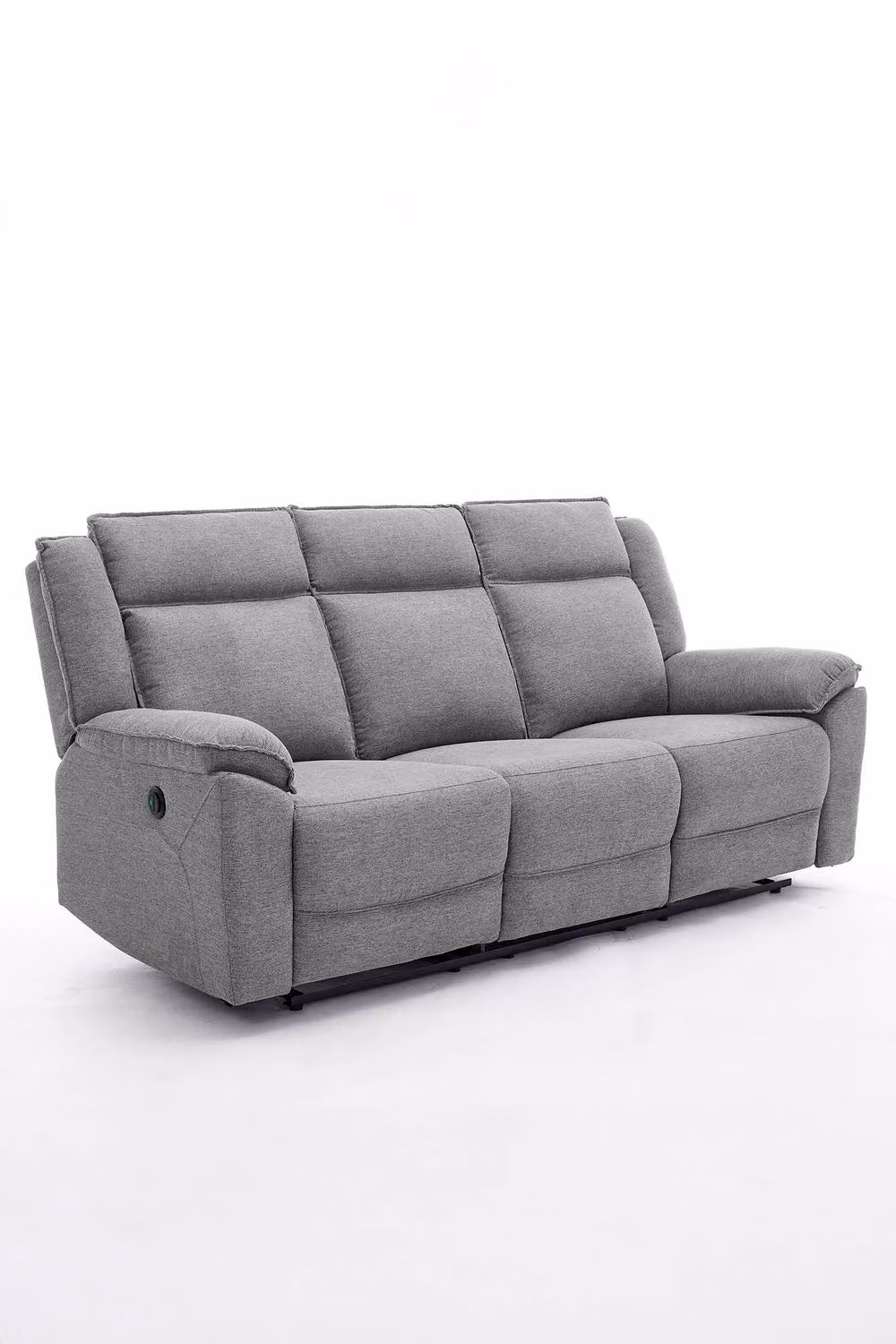 More4Homes Skye 3+2+1 Linen Electric Recliner Sofa Set in Grey – 2