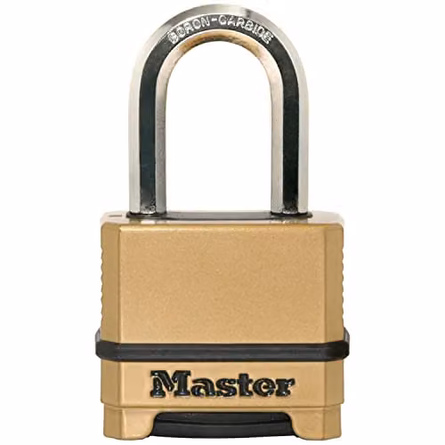 Master Lock Gold Zinc Combination Padlock with 50mm Shackle