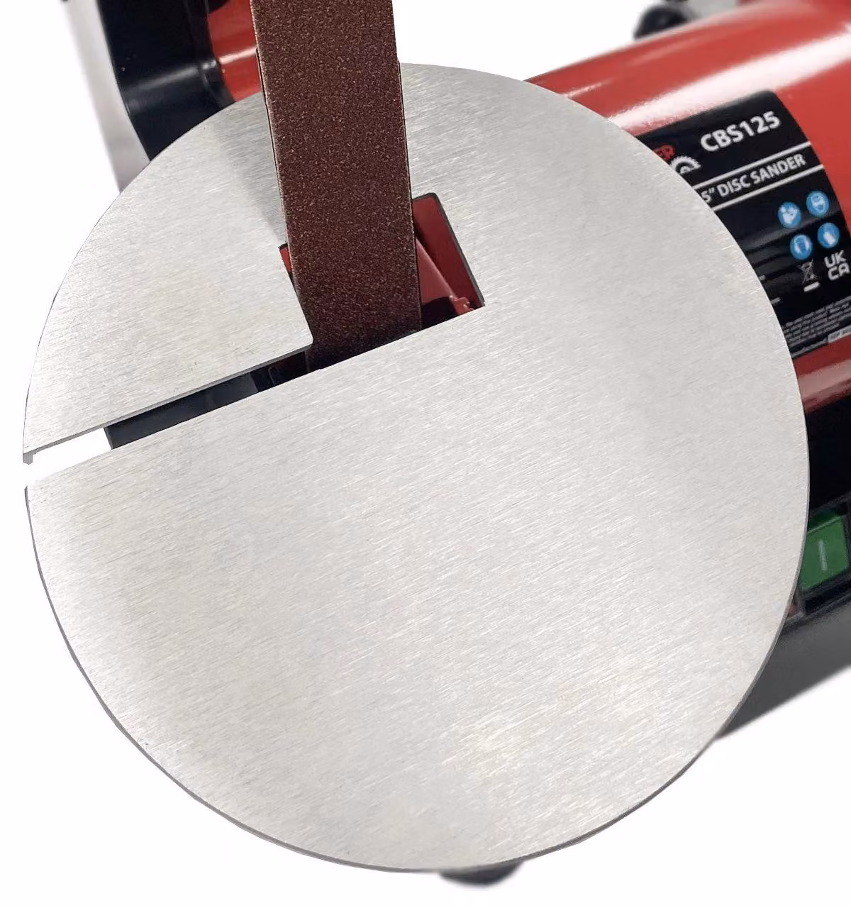 Lumberjack 250W Benchtop Belt and Disc Sander in Red – 3