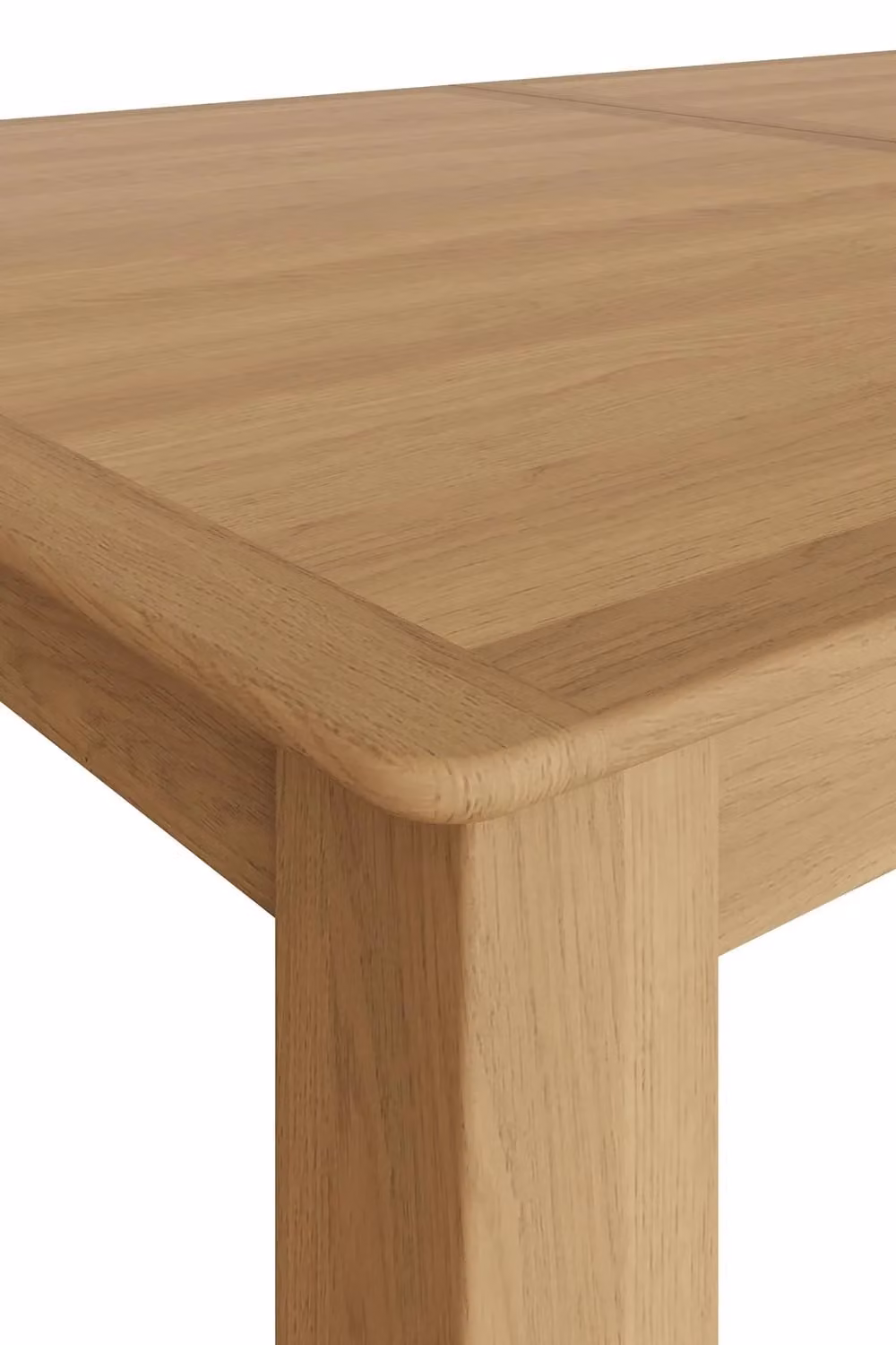 FWStyle Natural Oak Extending Dining Table in Brown – 3