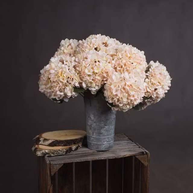 Love Lace White Autumn Hydrangea Artificial Floral Tabletop Decoration – 1