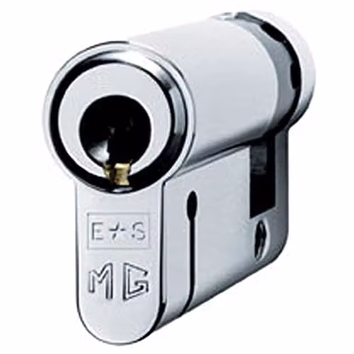 Loops 41mm Euro Single Cylinder Lock in Polished Chrome, Keyed to Differ