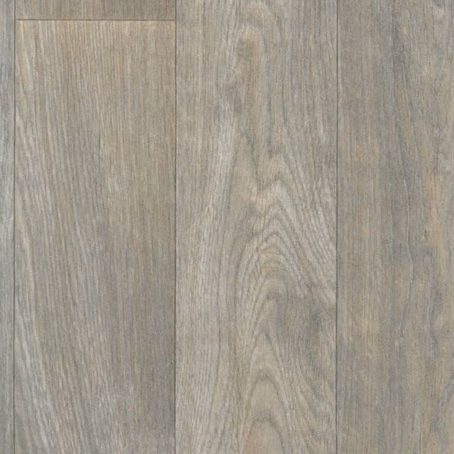 Vinyl Flooring UK Grey Wood Effect Plank Cushion Backed Vinyl Flooring, W 300 x W 300 cm, Thickness: 0.2 cm