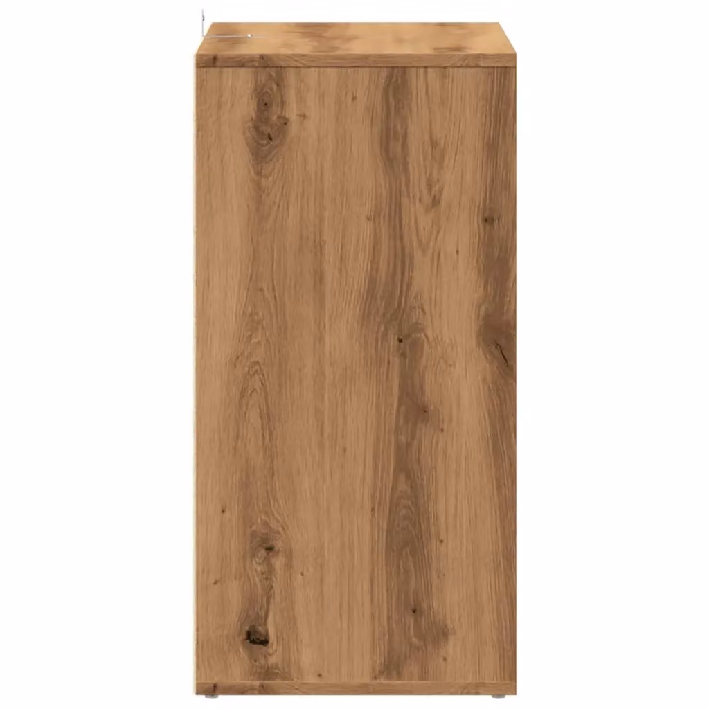 Berkfield Home Artisan Oak Shoe Cabinet in Brown, W/D/H: 60 x 35 x 70 cm – 4