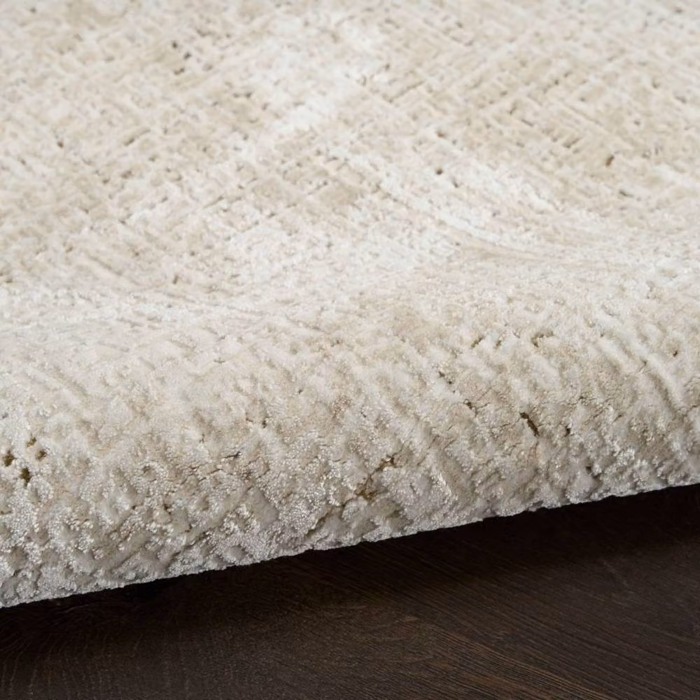 DKNY Grand Street Grn03 Ivory Beige Abstract Modern Rectangular Rug W: 274 cm, D: 183 cm – 2