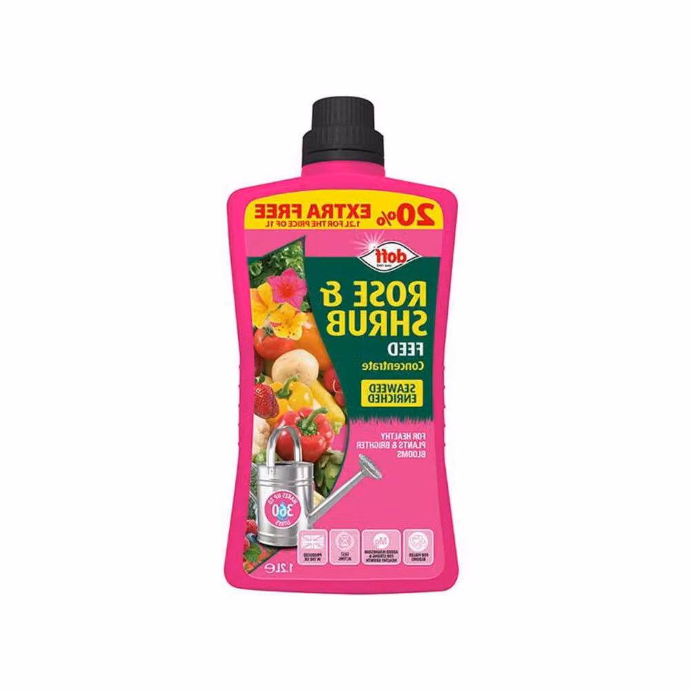 Doff Rose Feed Concentrate Plant Tonic, 1 l, Seaweed Enriched, Pink – 2