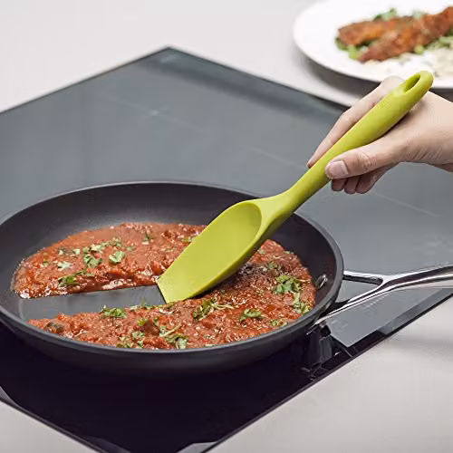 Zeal Silicone Non-Scratch Spatula Spoon in Green, 26 cm – 5