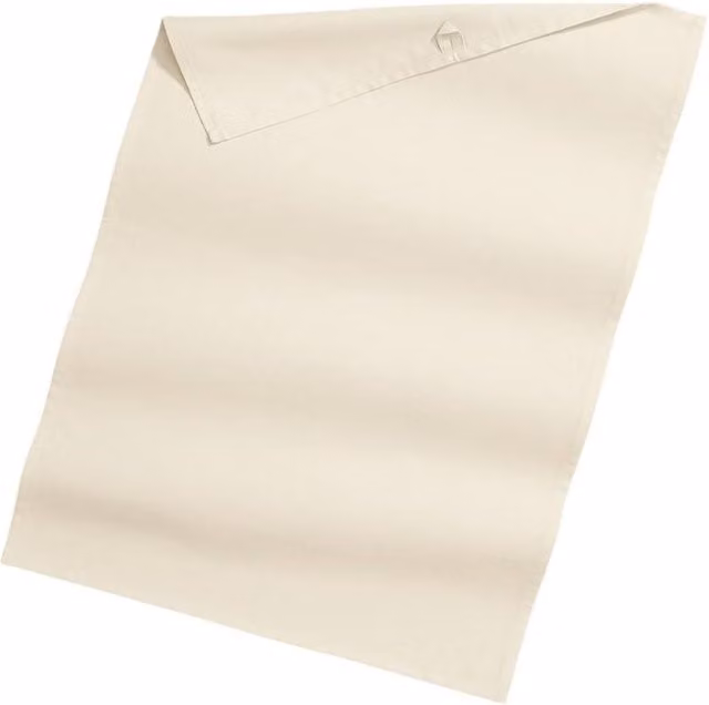 Westford Mill Plain Woven Cotton Tea Towel in Beige with Hanging Loop