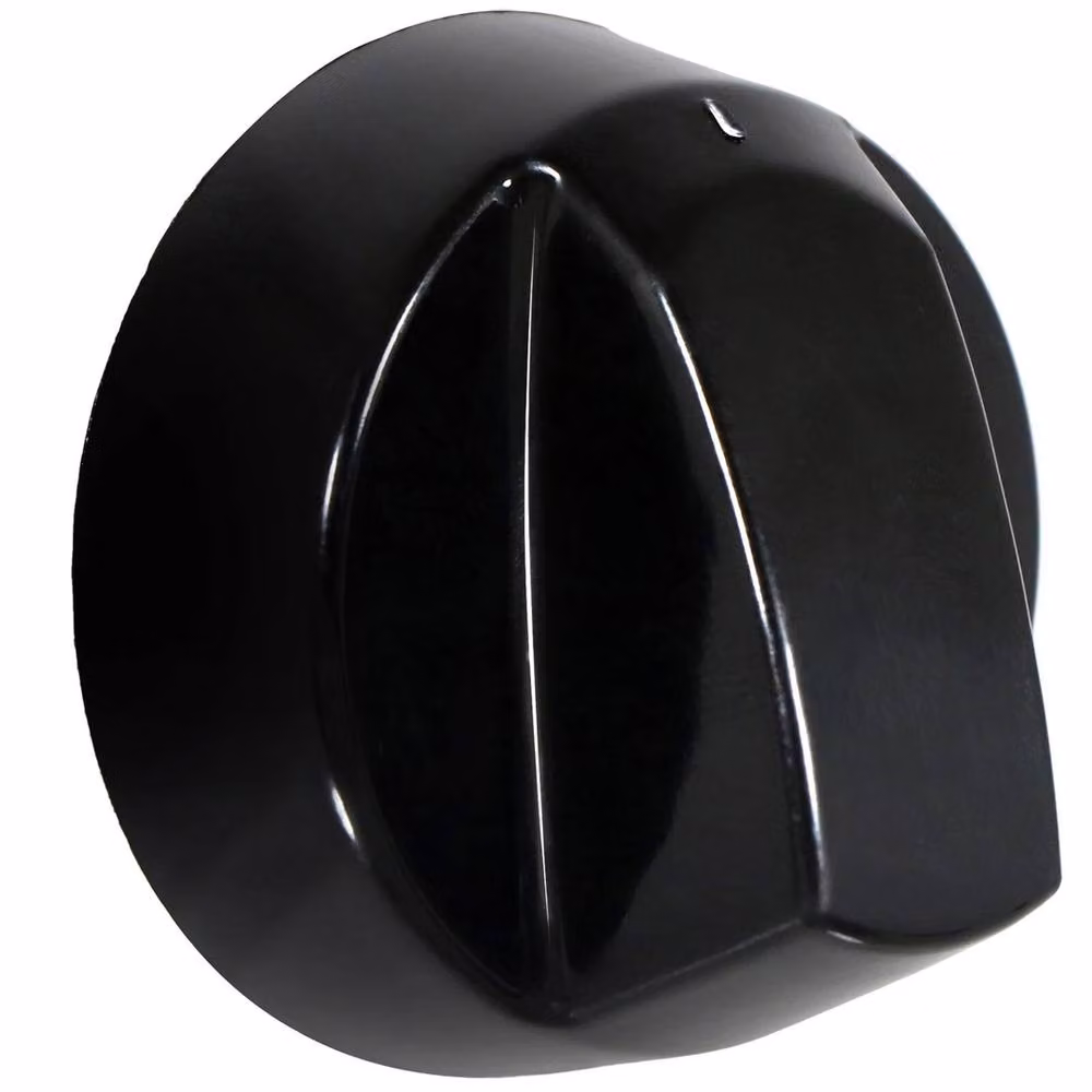 NESTLUNE Barbecue Temperature Control Knob Dials with Installation Adaptors, Black – 3