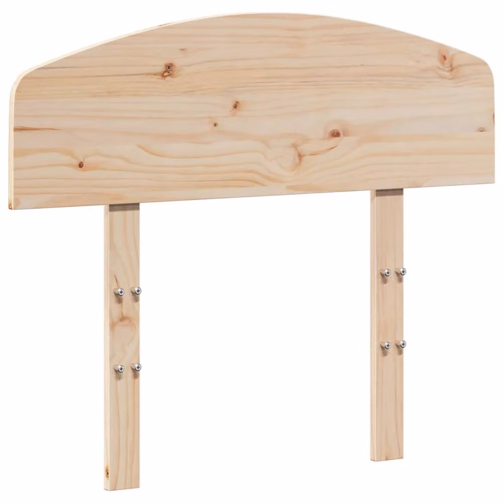 Berkfield Home Solid Wood Pine Headboard in Natural, W/H: 81.0 x 80.5 cm – 3