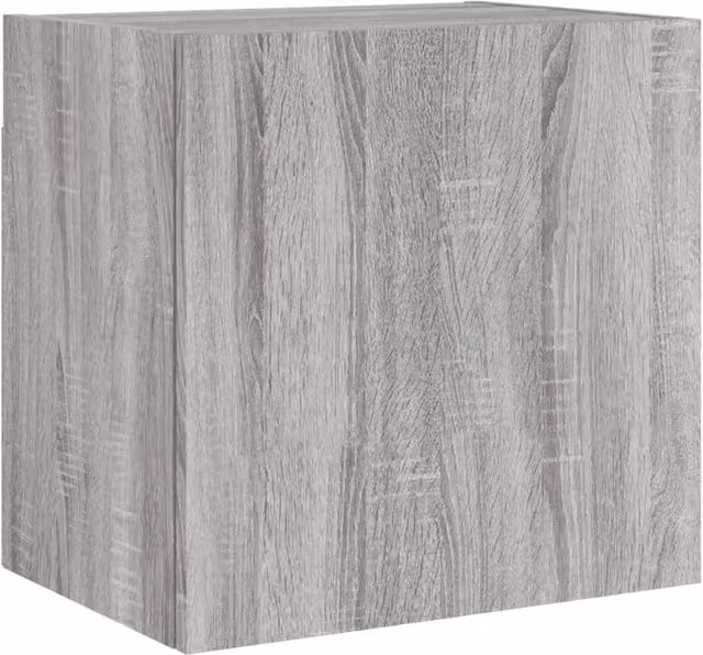 Berkfield Home Grey Sonoma Wall Mounted TV Cabinet W: 40.5 cm, D: 30 cm, H: 40 cm