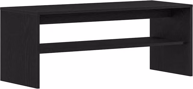 Berkfield Home Modern Black Oak TV Cabinet W/D/H: 100 x 40 x 40 cm