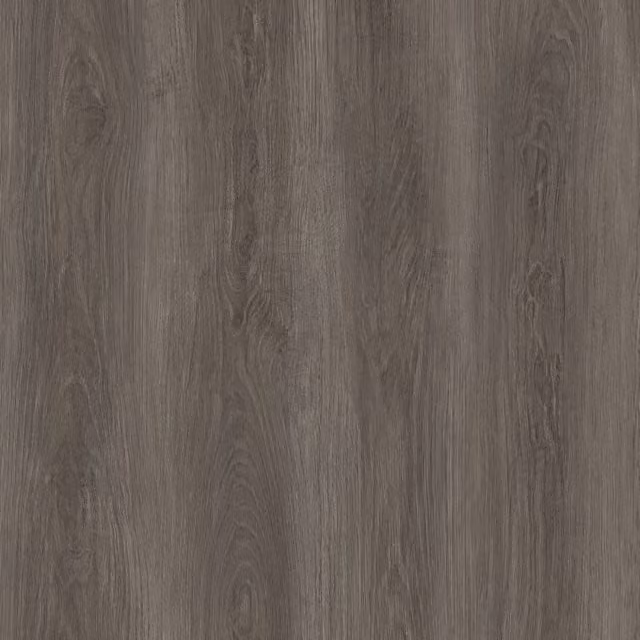 Vinyl Flooring UK HolCl Glue-Down Contract Luxury Wood-Look Vinyl Tiles in Dark Grey, 18 Planks (Covers 3.89sqm)