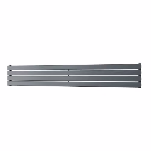 UK Radiators Typhoon Axis Anthracite Horizontal Designer Radiator, H: 27.2 cm, W: 180 cm – 2