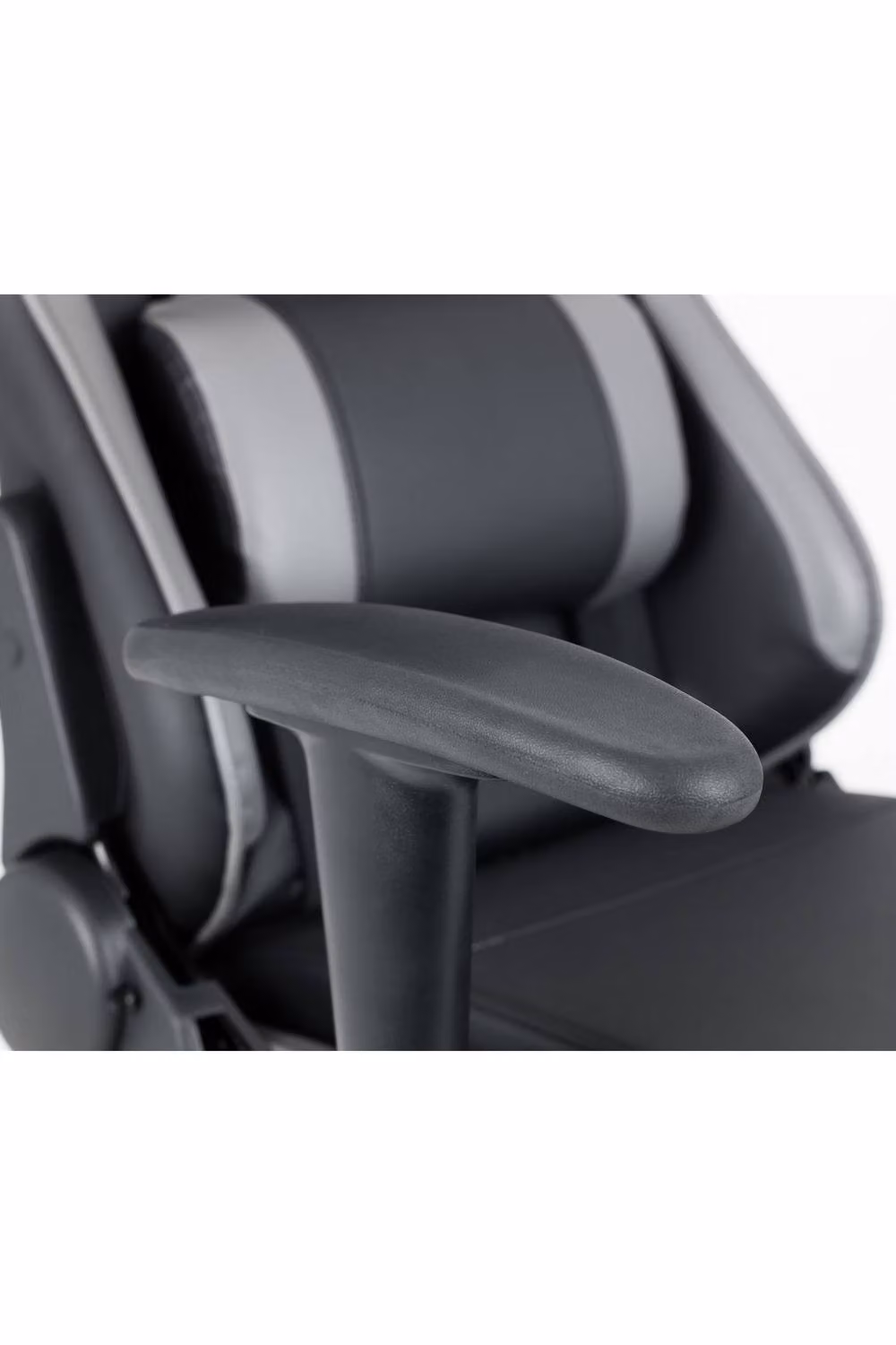 Julian Bowen Comet Black and Grey Synthetic Leather Gaming Chair with Headrest and Armrests – 5