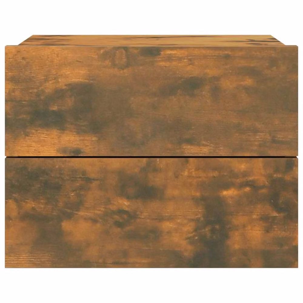 Berkfield Home Classic Bedside Cabinets, 2 Pack, Smoked Oak Brown, W/D/H: 40 x 30 x 30 cm – 4