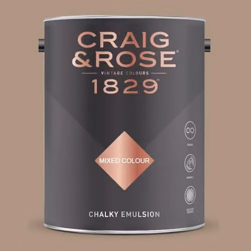 Craig & Rose 1829 Chalky Emulsion Paint in Kashmir Beige, 5 l