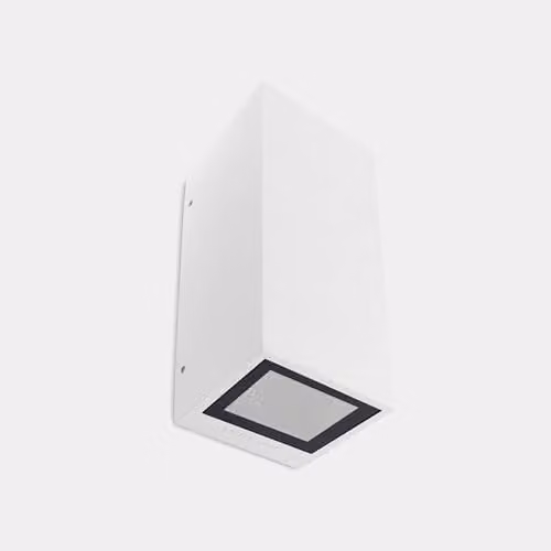 Netlighting Afrodita LEDS C4 2 Light Outdoor Up Down Wall Light, White, IP65, GU10