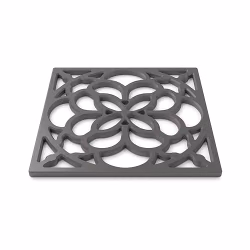 Zeal Square Silicone Heritage Trivet Mat in Grey, 18 x 18 cm – 1