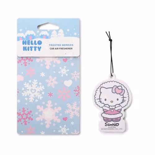 Hello Kitty Scented Hanging Car Air Freshener in Black or White