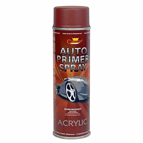 Sola Red Primer Spray Paint Aerosol 500ml Quick Drying Anti Corrosive Undercoat
