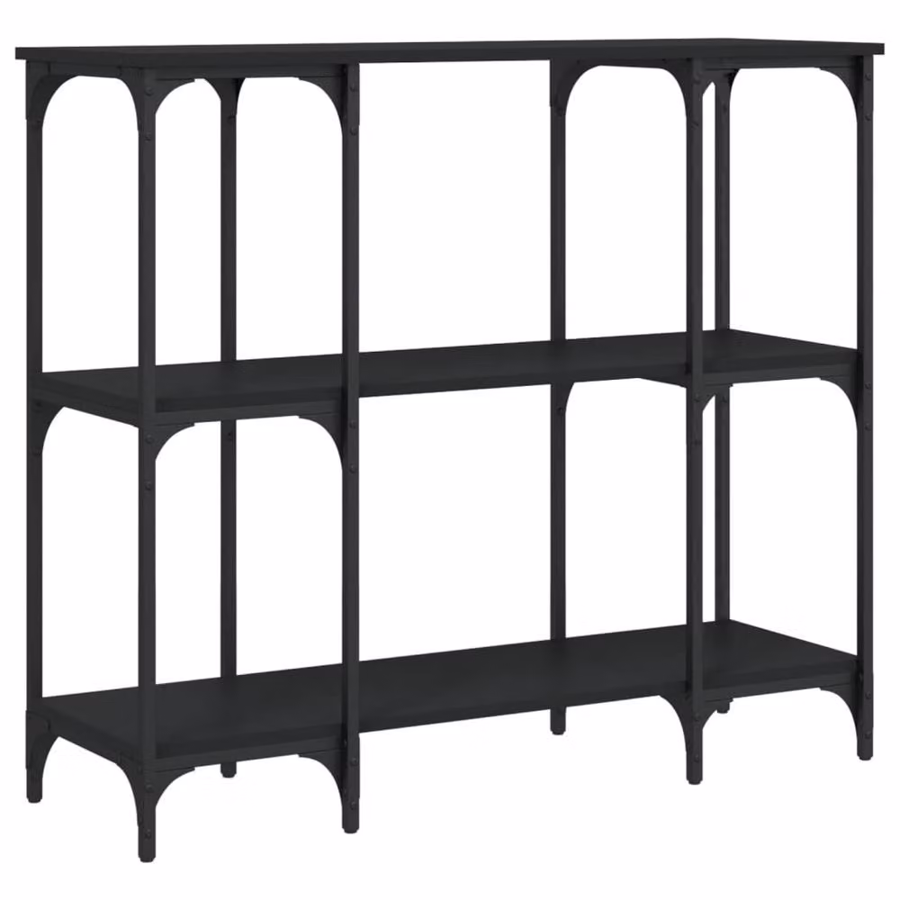 Berkfield Home Decorative Console Table in Black, W/D/H: 102 x 35 x 90 cm – 2