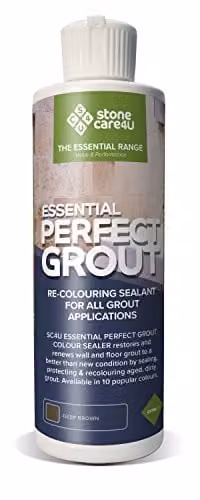 StoneCare4U Essential Perfect Grout, Deep Brown, 237ml