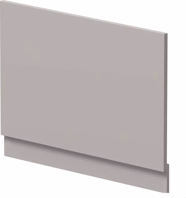 Balterley Acrylic Bath End Panel in Grey, Width: 75 cm