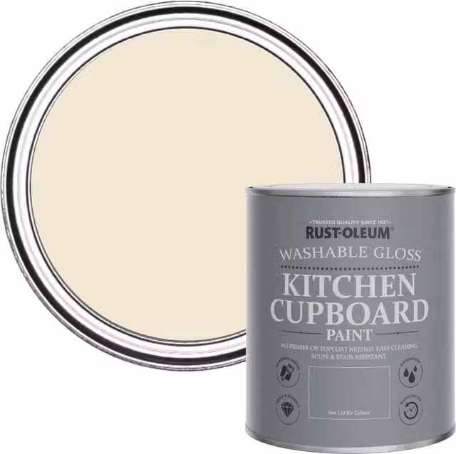 Rust-Oleum Kitchen Cupboard Paint in Gloss Finish, Quarry Lime, 0.75 l