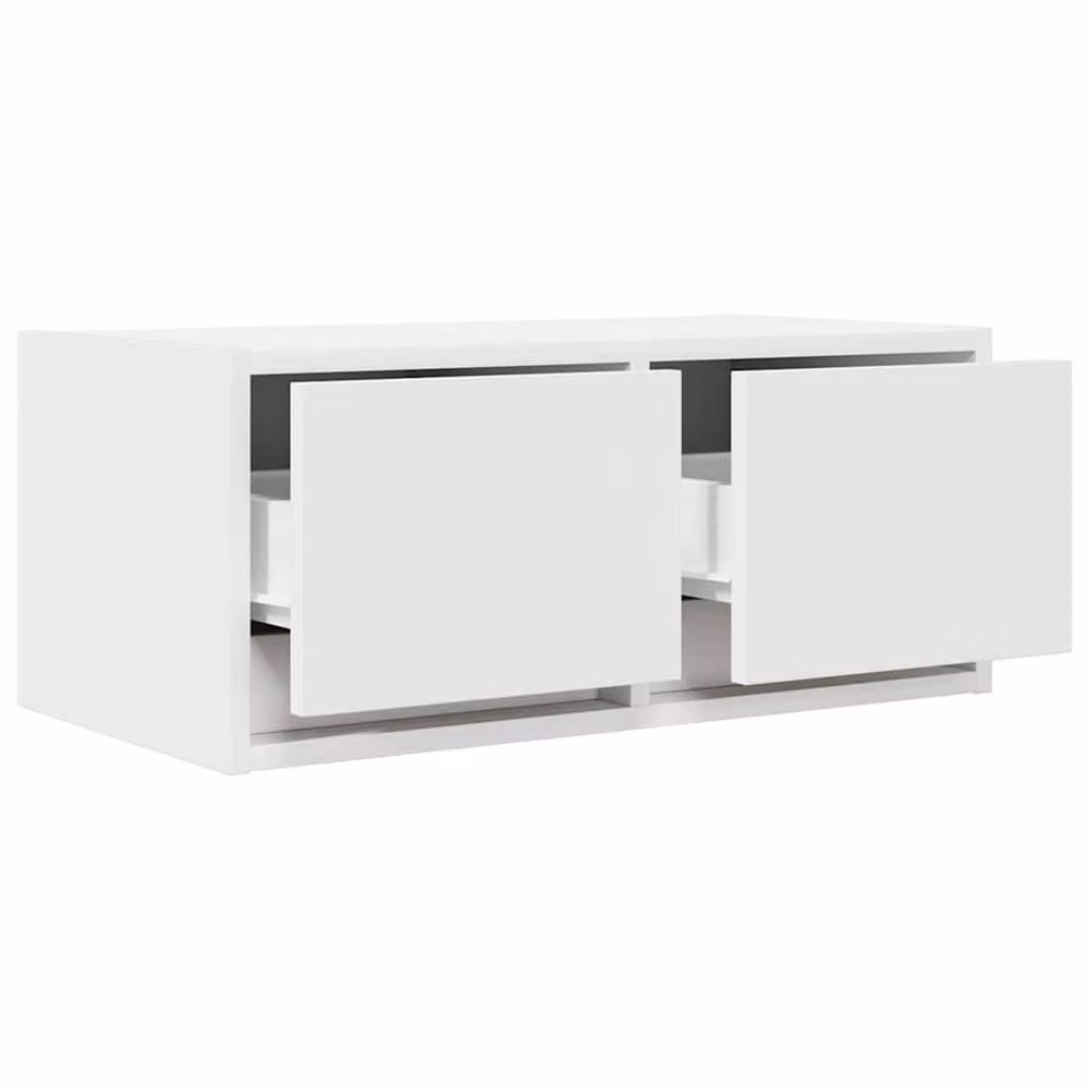 Berkfield Home White Engineered Wood TV Cabinet W/D/H: 60 x 31 x 25.5 cm – 2