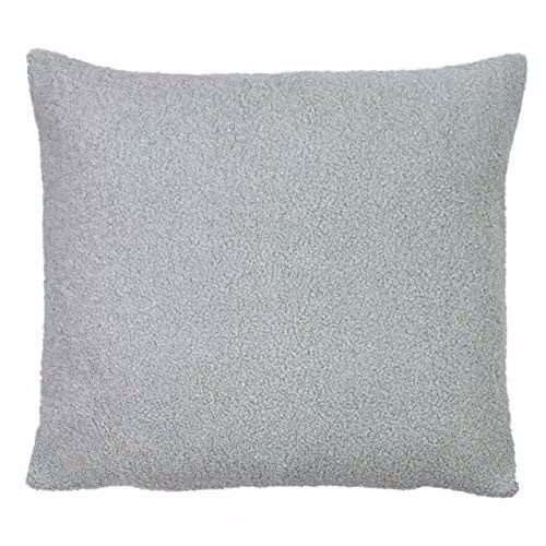 Riva Home Malham Square Polyester Fleece Cushion, Grey, W/D/H: 50 x 50 x 50 cm