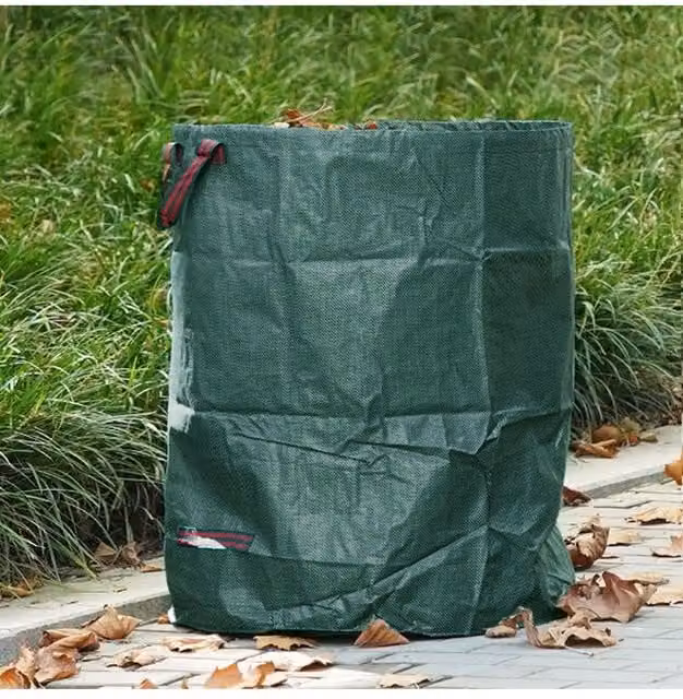 Living and Home Green PP Woven Thickened Garden Waste Bags, 272L, 3 Pieces – 1