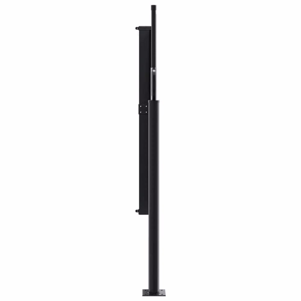 Berkfield Home Retractable Black Polyester Side Awning, W/H: 500 x 100 cm – 3