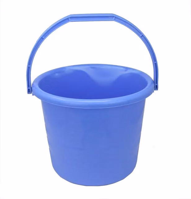 SPETLEK Plastic Bucket with Handle, 10 Litres, Blue – 1