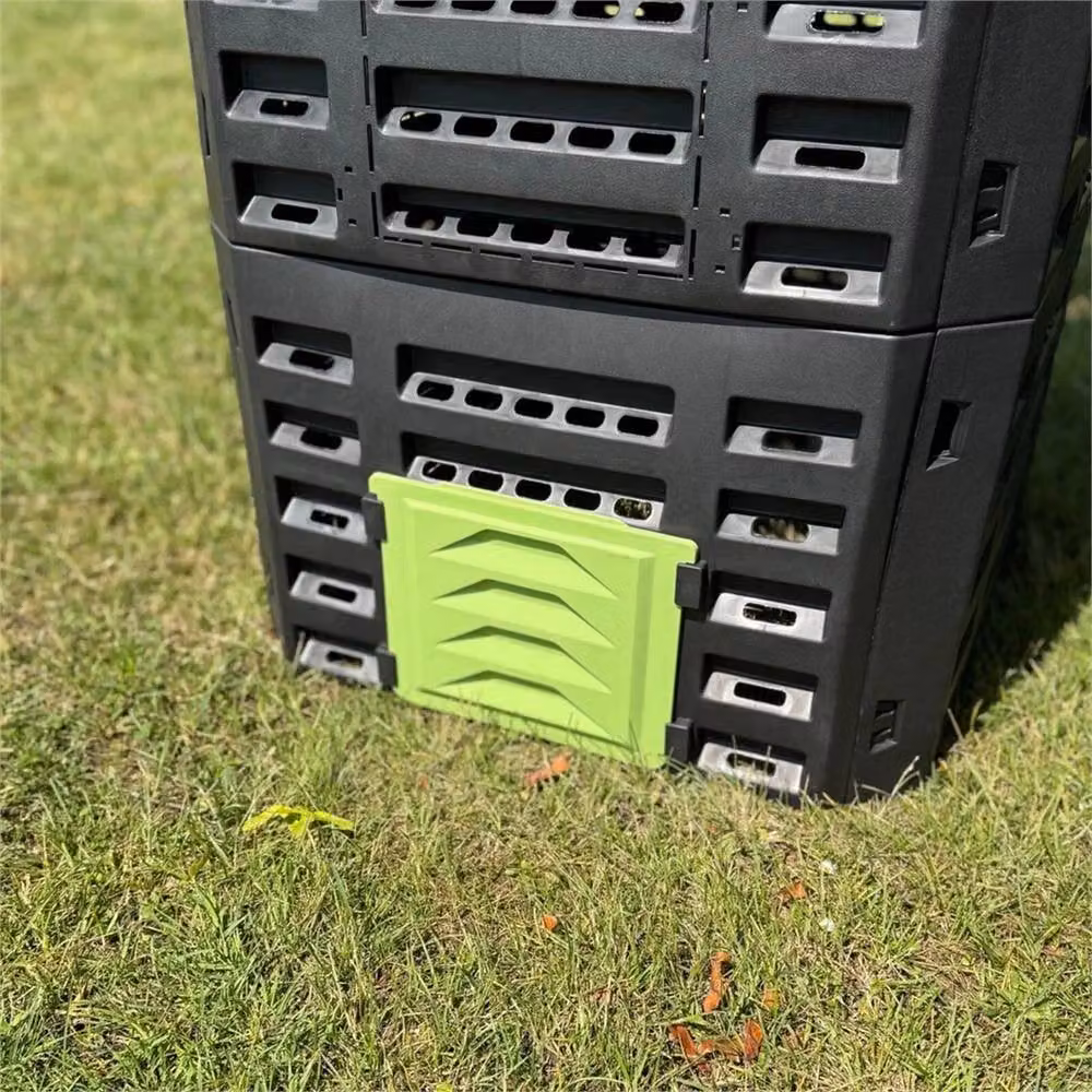 Nordara 500 Litre Plastic Garden Composter Compost Bin in Black – 4