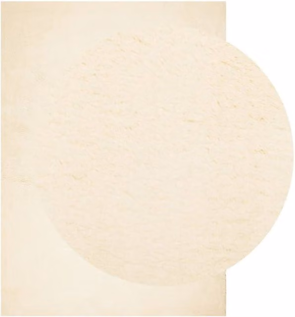 Berkfield Home HUARTE Short Pile Washable Soft Rug in Beige, W: 240 cm, D: 340 cm – 1