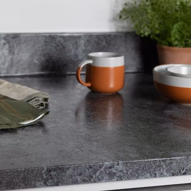 D-C-Fix Avellino Beton Slate Grey Self-adhesive Vinyl Wrap for Doors and Worktops, W: 45 cm, L: 5 m
