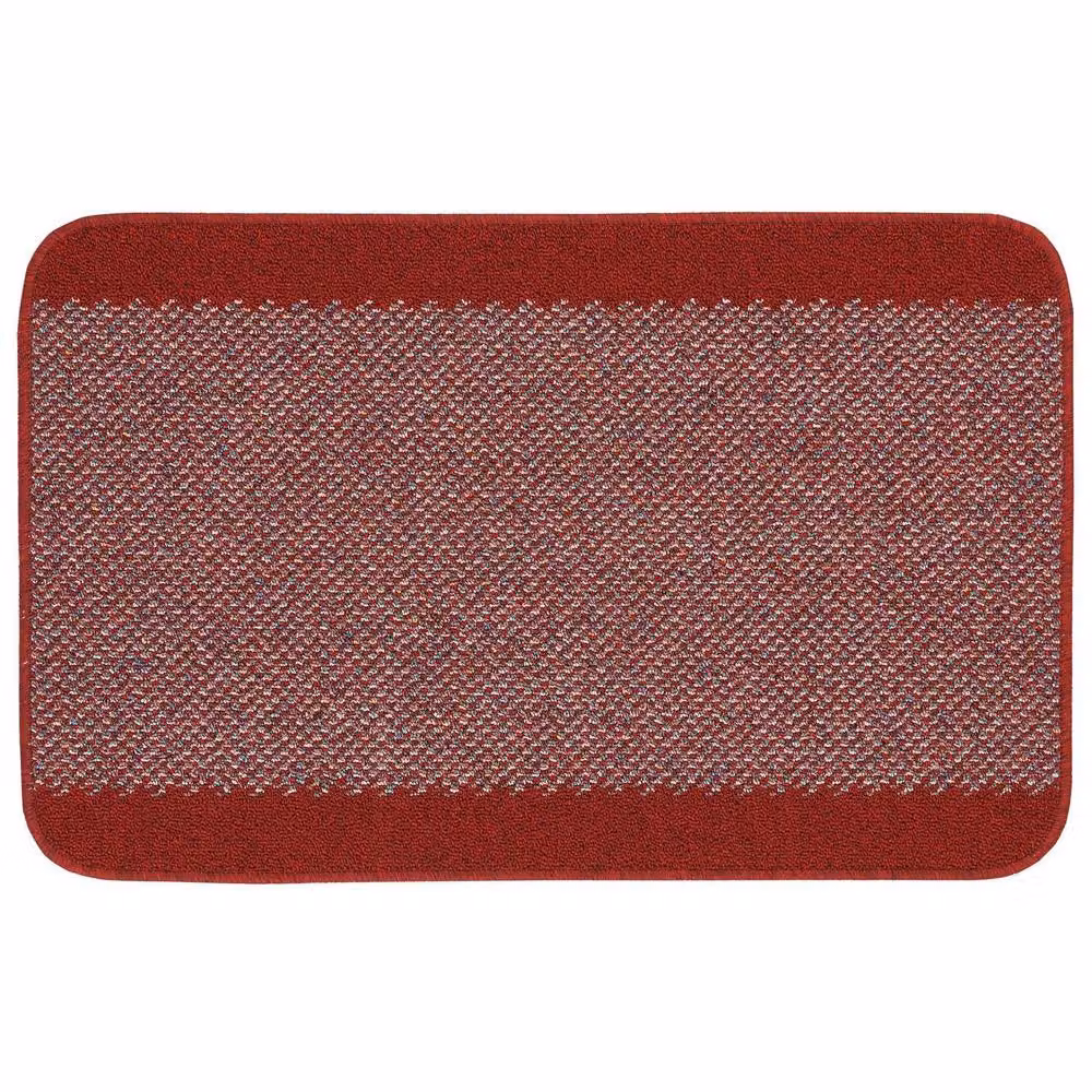 The Rug Shop UK Red Machine Washable Anti-Slip Rectangular Floor Mat, W: 67 cm, L: 200 cm – 2