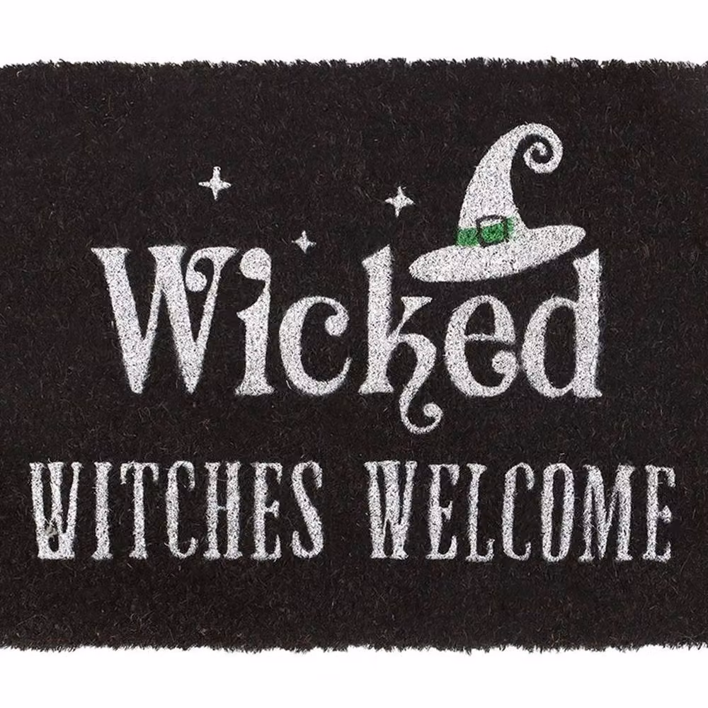 Uniqueful Black Wicked Witches Welcome Coir Doormat, Width: 100 cm – 2