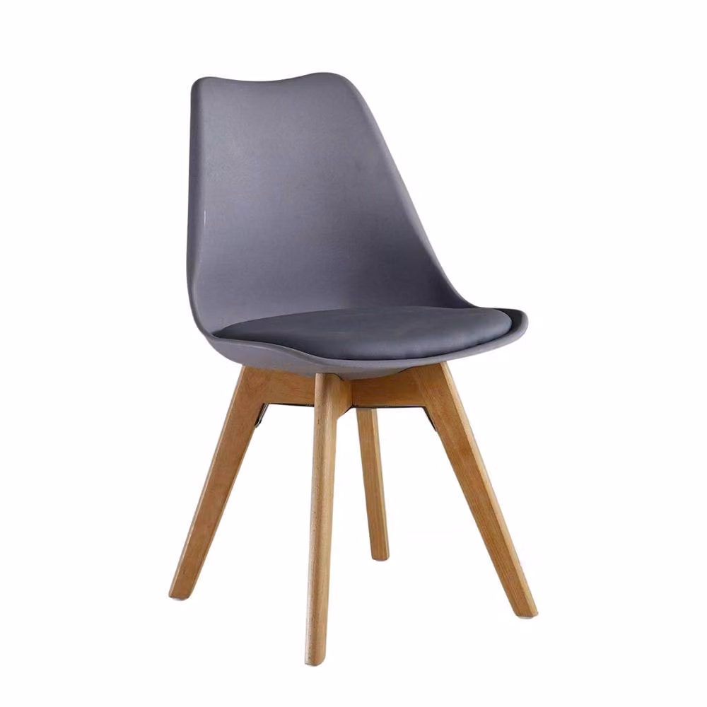 Kosy Koala Dining Table Set with 4 Grey Plastic Chairs and Brown Bench in Oak Effect – 2