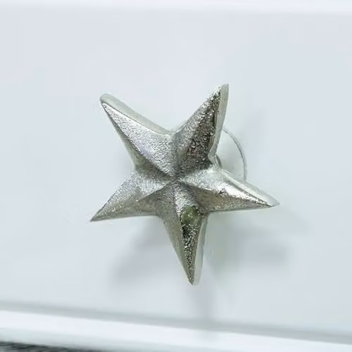 Melody Maison Polished Silver Star Drawer Knob