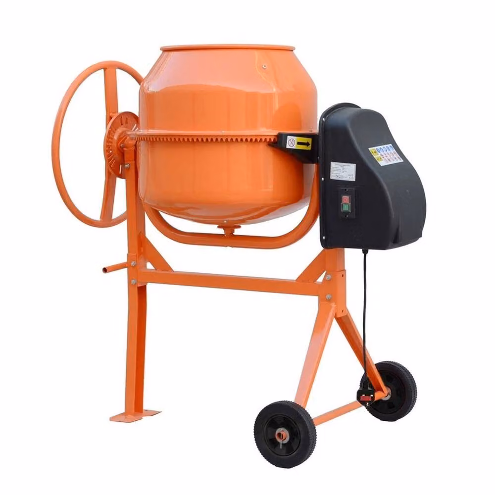 SPETLEK 120L Electric Concrete Mixing Machine in Orange – 2