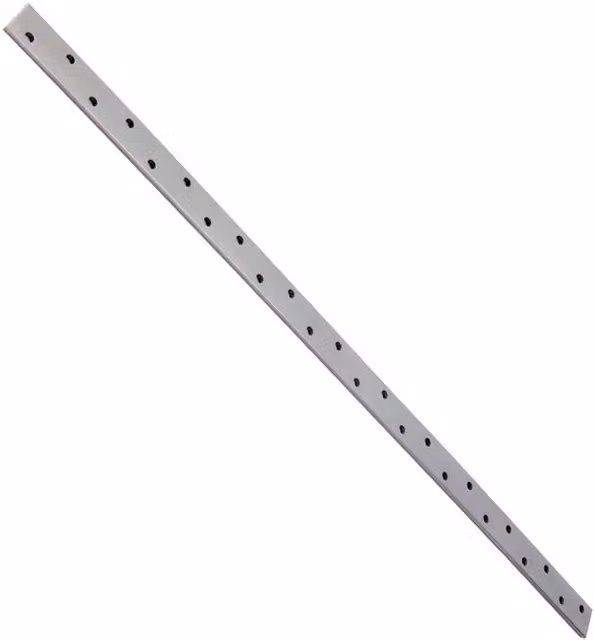 Teco Galvanised Steel Flat Restraint Perforated Strip, Grey, Box of 10