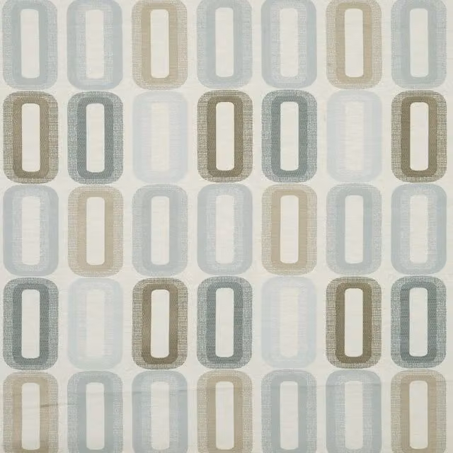 Terrys Dahl Fabric Panel in Duck-Egg Blue and Grey