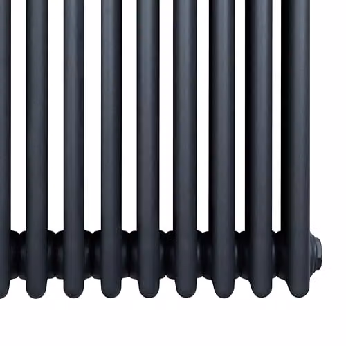 Monster Shop Traditional 4 Column Radiator in Matt Anthracite Grey, Carbon Steel, Wall Mounted, W: 300 mm x H: 1505 mm – 5