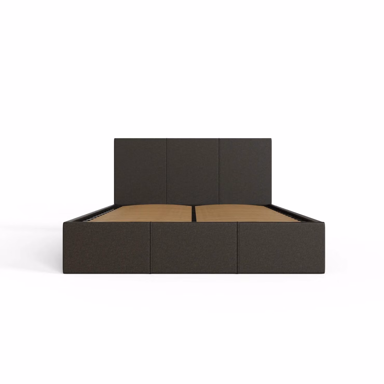 GFW Ecuador Grey Hopsack Fabric Side Lift Ottoman Bed Frame, Double 140 x 200 cm – 4