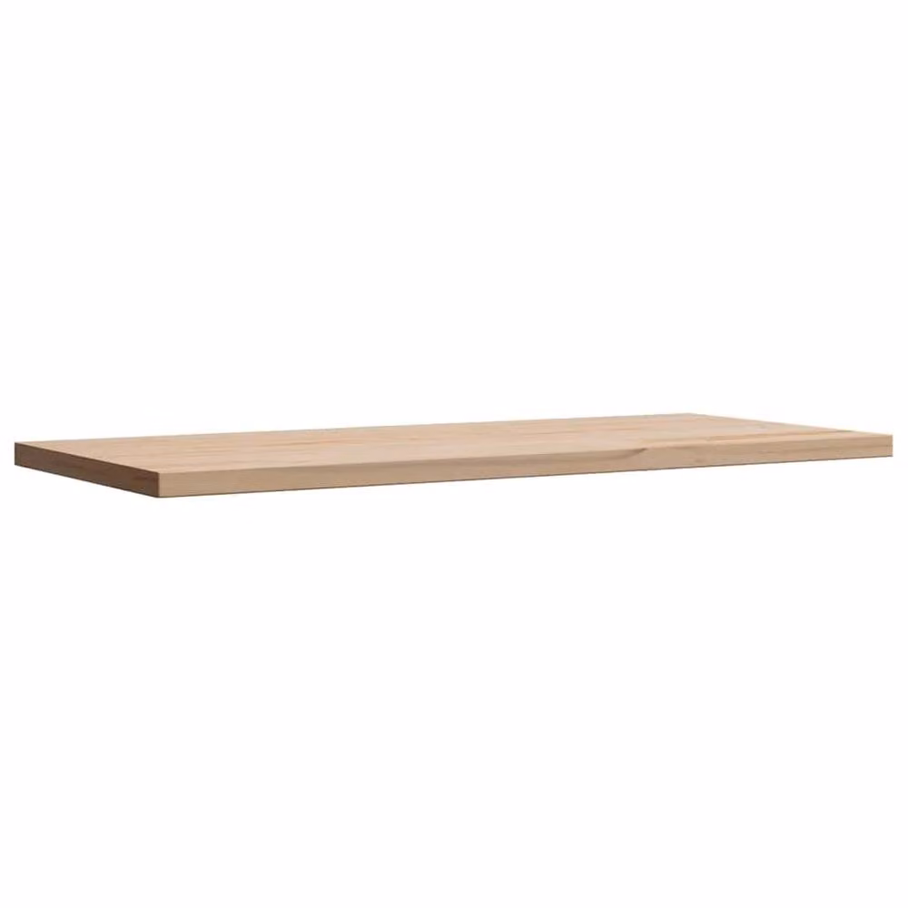 Berkfield Home Rectangular Solid Pine Table Top in Beige, W/D/H: 90 x 40 x 2.5 cm – 2