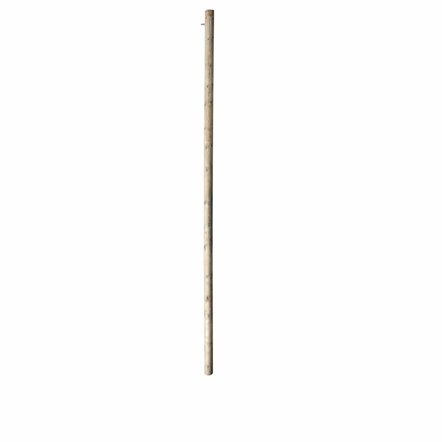 Primrose Natural Wooden Shade Sail Pole and Eyebolt Screw Fixture, 4m Height, 12cm Diameter – 2